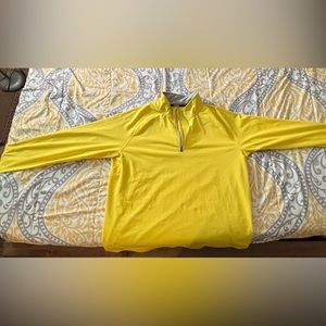 Yellow nike element 1/4 zip
